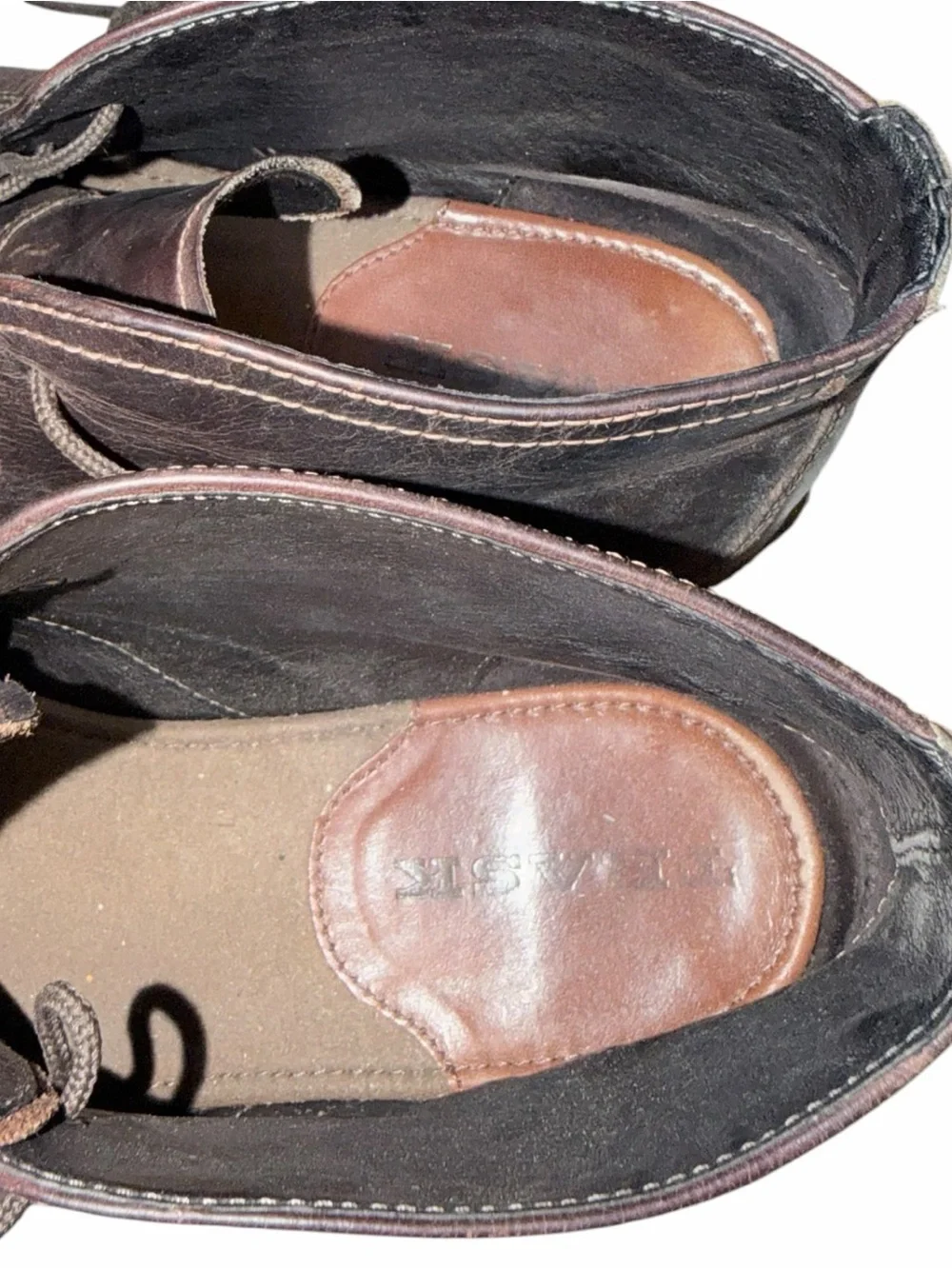 Men's Dark Brown Leather Chukka Boots - Classic Lace-Up